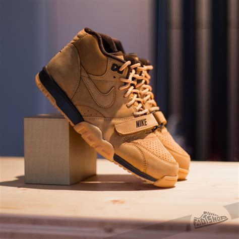 Buy Air Trainer 1 Mid Prm Qs 'Flax' 